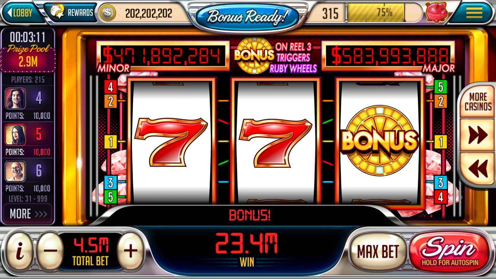 Real money slots app